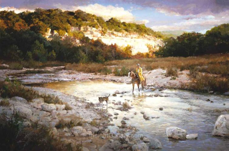 Deep in the Heart of Texas ~ Numbered Giclee by James Robinson (1944-2015)